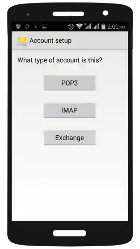 mobile email setup